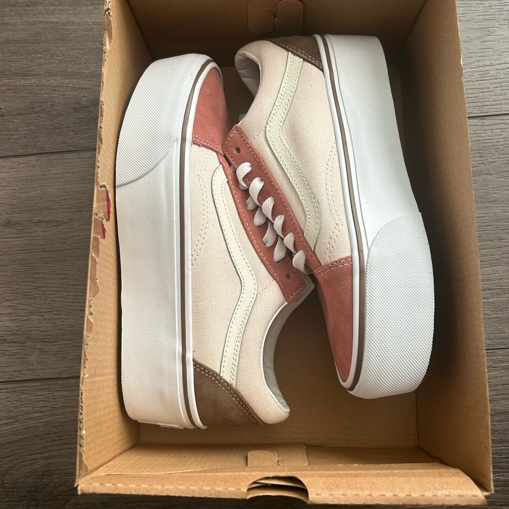Vans old Skool stackform earthy blocking multi - Picture 3 of 7